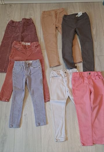 Jeans and trousers, 3-4 year old girls, 104 cm
