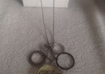 DKNY Charm Logo Necklace