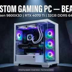 Gaming custom PC 9800x3d 32gb 6400 1tb 4070ti