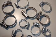 11pcs Hose Clamp Set Adjustable Large Hose Duct Pipe Clamps Steel  different sizes Free viewing