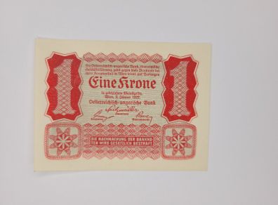 Austria, 1-2 Krone, 1922 notes UNC