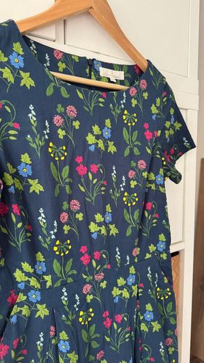 Seasalt Cornwall Floral Cotton Dress Size 10