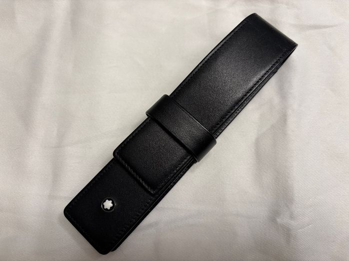 Montblanc single pen bag leather