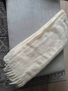Brand new off white Ikea throw