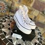 White platform Converse Image 3