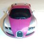 Scalextric Bugatti Veyron Purple Slot Car ( street supercar road ) Image 3