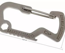 Leatherman carabiner - with bottle opener & spanner