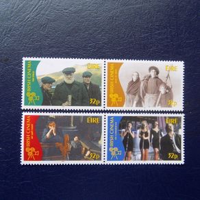 Irish Stamp set. 1996.Centenary of Irish Cinema.MNH.