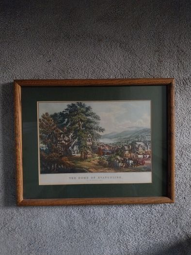 Vintage artwork and frames