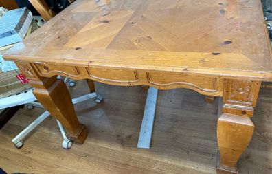 wood table with chairs
