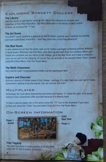 LEGO Indiana Jones: The Original Adventures PC DVD-ROM Complete with Manual