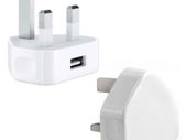 New UK IRL 3 PIN USB Wall Charger For Iphone 3 4 5 iPod Samsung HTC #333