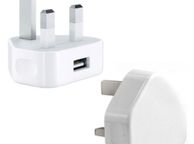 main image for ad New UK IRL 3 PIN USB Wall Charger For Iphone 3 4 5 iPod Samsung HTC #333