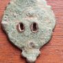 5-7th c. Anglo Saxon Gilt Carved Chip Mount. Image 5