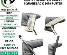 Scotty Cameron Select Squareback 2018 Putter / 34