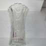 Elena Borgonovo Tall/Heavy Clear Glass Vase Italy 10 inches Image 9