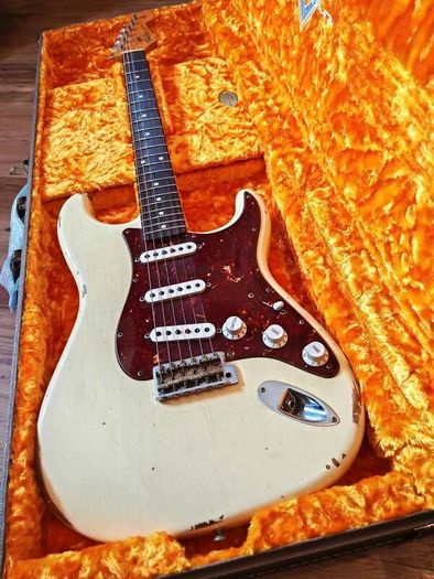 Fender Custom Shop 1960 Stratocaster Vintage White Relic (Delivery available)