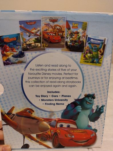 Disney My Favourite Adventures, 5 read along hardback storybooks and cd set