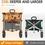 PORTAL XL Deeper Festival Trolley on Wheels 228L Larger Capacity Folding Camping Garden Beach Trolley Image 3