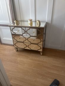 mirrored cabinet