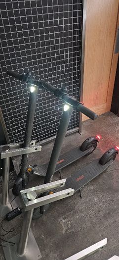 Pair of Segway Ninebot E25E Electric Scooters in Excellent Condition