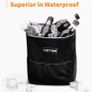 Car Bin, Leak-Proof Car Bin for Tidy Use, Foldable and Waterproof Car Accessories for Interior, Multipurpose Rubbish Bin with Lid, Adjustable Straps and Multiple Pockets Image 6