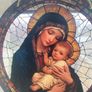 Suncatcher Mary & baby Jesus Image 2