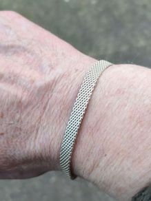 Sterling Silver Mesh Bracelet