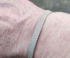 Sterling Silver Mesh Bracelet