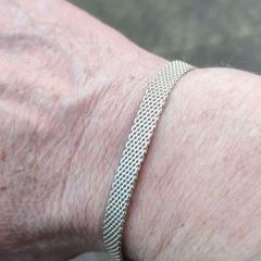 Sterling Silver Mesh Bracelet