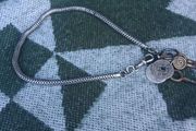 Sterling Silver Art Deco Watch Chain