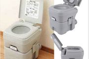 20L Portable Flush Outdoor Toilet for Camping Caravan Mobile
