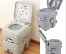 20L Portable Flush Outdoor Toilet for Camping Caravan Mobile