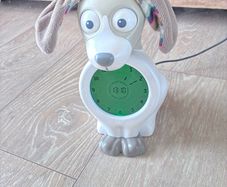 ZAZU Davy The Dog Clock - Sleep Trainer Clock & Nightlight for Kids
