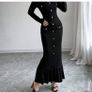Black long sleeve dress Image 8