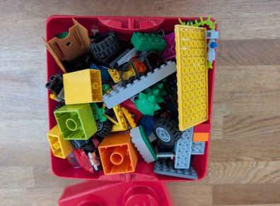 Lego storage box with lego