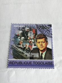 Rare postage stamp - John Fitzgerald Kennedy