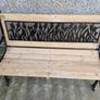 Cast iron garden bench Image 5