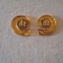 Vintage 1980s  Clip On Gold Plated Earings Image 3