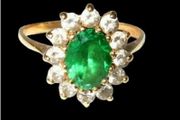 Vintage Hallmarked 14ct Gold Cluster