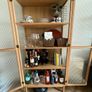EZ Living Natural Oak Display Cabinet with Reeded Glass Image 3