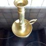 Antique Brass Chamber Candlestick Image 2