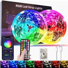 LED Strip Lights for Bedroom, Smart Wireless RGB Light Strips with App Control