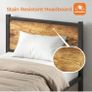 Single Bed Frame with Wooden Headboard and Footboard Image 5