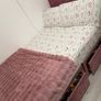Small double sized bed with 4 drawers Image 3