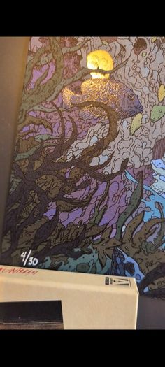 Kilian Eng The Last Harbor Rainbow Holographic Foil Poster PangeaSeed Rare limited edition of 30