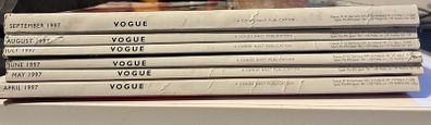 British Vogue Magazines 1997 Priced Individually
