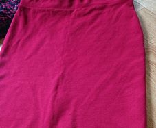 Red Mini Skirt   Size UK 10