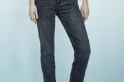 Slim Fit Crop Jeans - Massimo Dutti