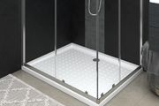 Shower Base Tray with Dots White 80x100x4 cm